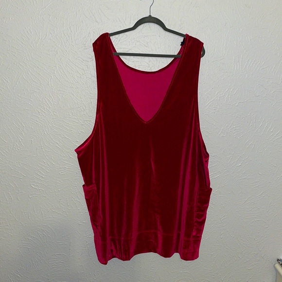 Agnes & Dora Velvet Limitless Jumper Dress Berry XL NWT - Picture 2 of 6